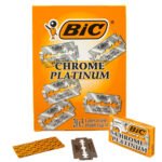 BIc Chrome Platinum Blades with box