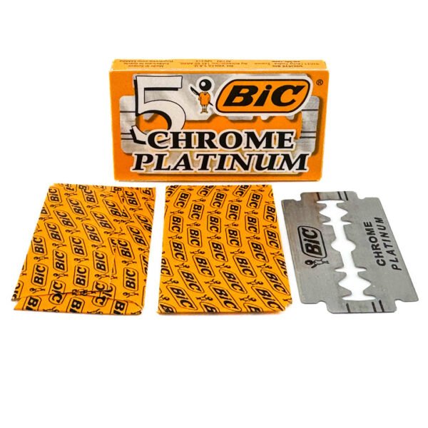BIc Chrome Platinum Blades open