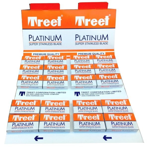 Treet Platinum Super Stainless Steel Double Edge Razor Blades - Image 3