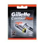 Gillette Contour Plus Razor Blade Cartridges (10 Pack)
