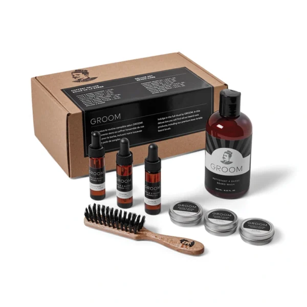 GROOM Deluxe Beard Care Set: Ultimate Grooming