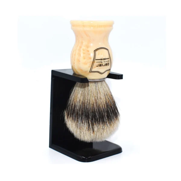 Luxury Silvertip Badger Shave Brush & Stand
