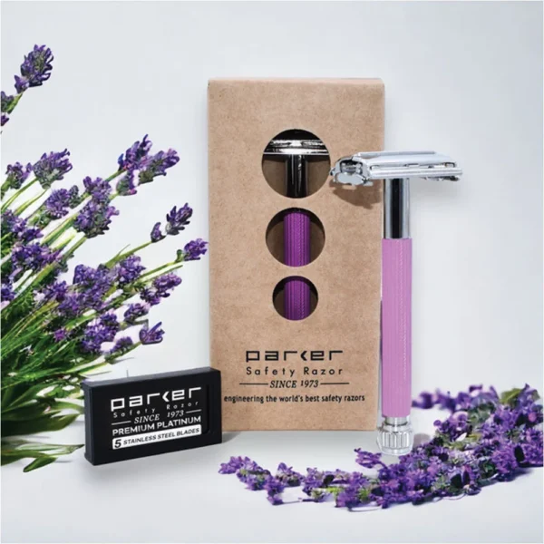 Parker 29L Lavender Butterfly Safety Razor