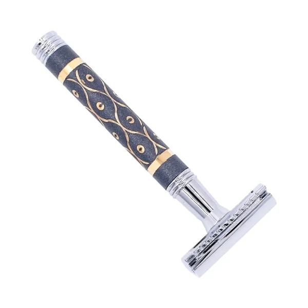 Parker 65R Gray and Gold Super Heavyweight Safety Razor