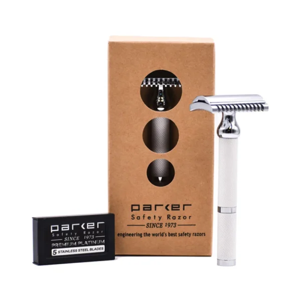 Parker 70C White Open Comb Safety Razor