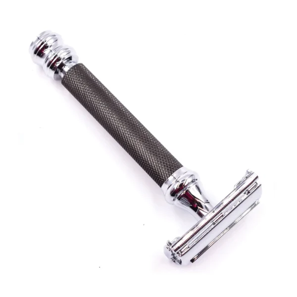 Parker 76R Heavyweight Graphite Butterfly Safety Razor