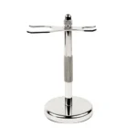 Parker Deluxe Chrome Razor & Brush Stand