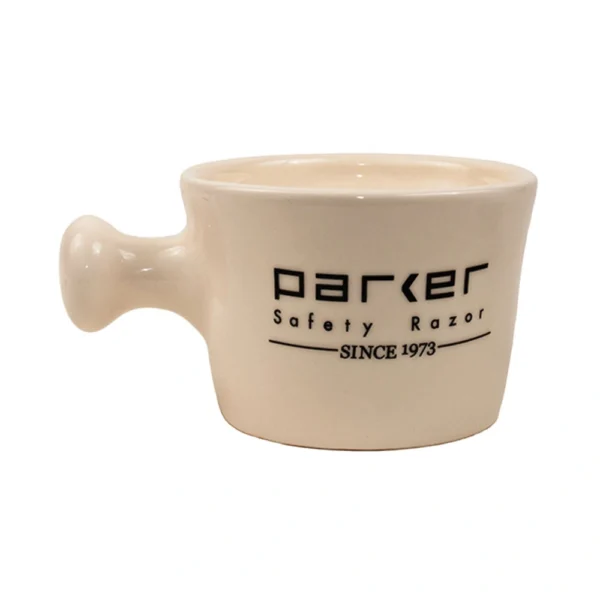 Parker Deluxe Ivory Stoneware Shave Mug