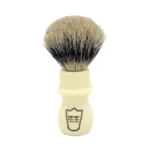 Parker Deluxe Pure Badger Shaving Brush with Stand