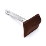 Parker Leather Safety Razor Cover – Brown