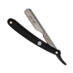 Parker PTB Push Type Black Handle Barber Razor