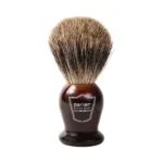 Parker Pure Badger Shaving Brush with Faux Tortoise Handle