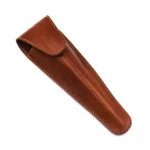 Parker Saddle Brown Leather Razor Case