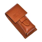Parker Saddle Brown Leather Shaving Brush Case