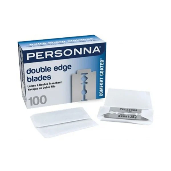 Sealed box of 100 Personna BP9020 professional DE razor blades