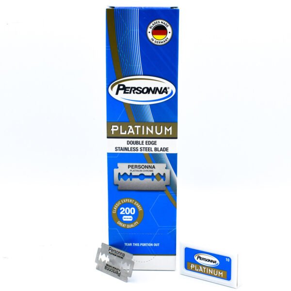 Personna IPBLUE Platinum DE razor blades made in Germany full sleeve