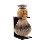 Luxury Faux Horn Silvertip Badger Shave Brush
