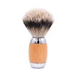 Premium Silvertip Badger Shave Brush – Wood & Chrome