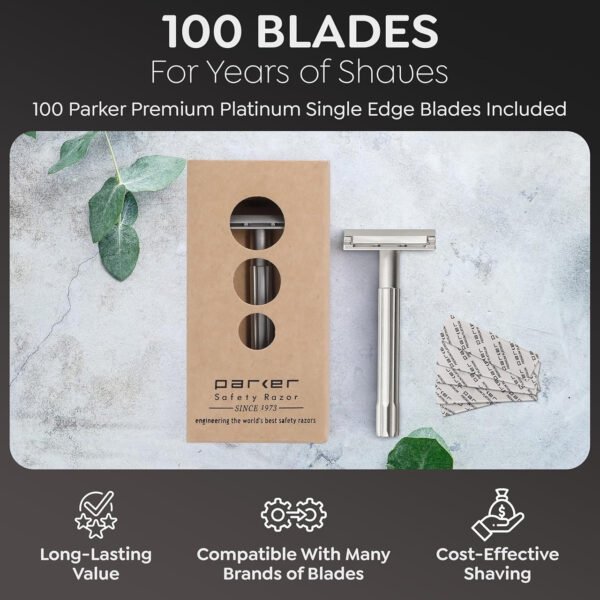 Parker SoloEdge safety razor brichure