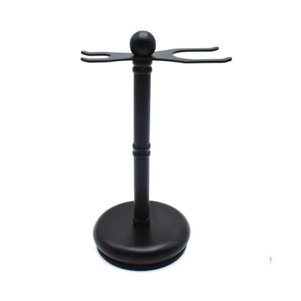 Black Razor & Brush Stand for Wet Shaving
