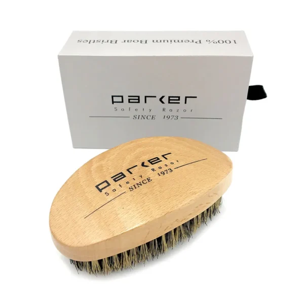 Parker Premium Boar Bristle Beard & Hair Brush