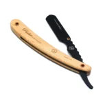 Parker SRP Pine & Stainless Steel Clip Type Straight Barber Razor