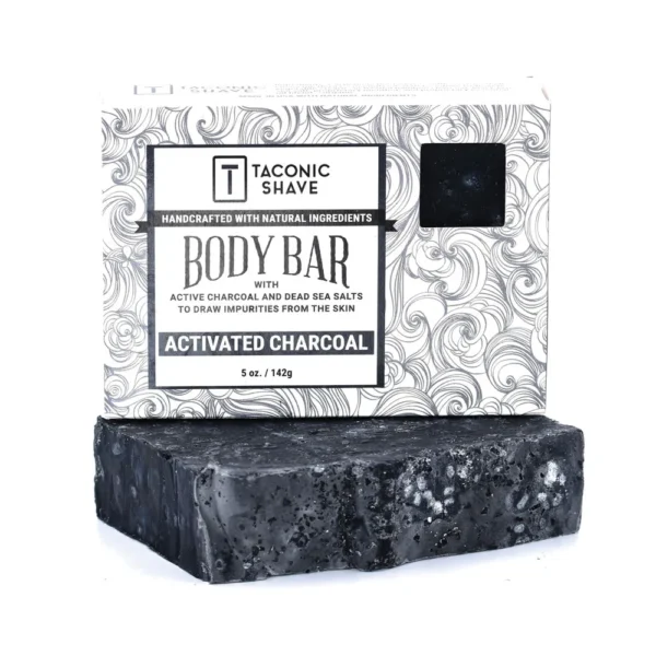 Taconic Activated Charcoal Body Cleansing Bar