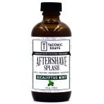 Taconic Shave eucalyptus mint aftershave splash in 4 oz glass bottle