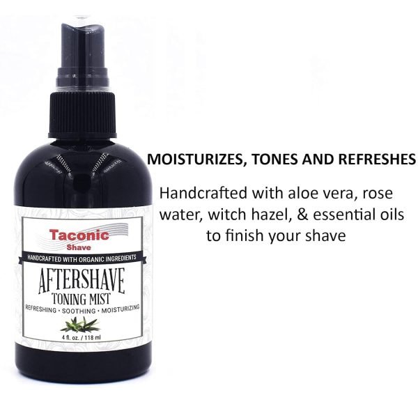 Taconic Shave all-natural aftershave and toning mist bottle poster