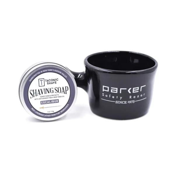 Taconic Excalibur Shaving Soap & Parker Apothecary Mug