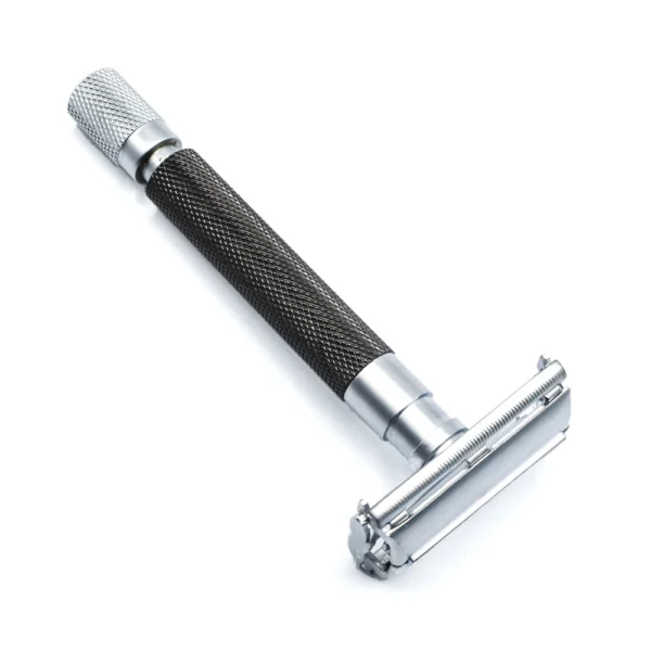 Parker 74R Graphite & Satin Chrome Heavyweight Razor