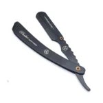 Parker SRXBLK Stainless Steel Straight Barber Razor