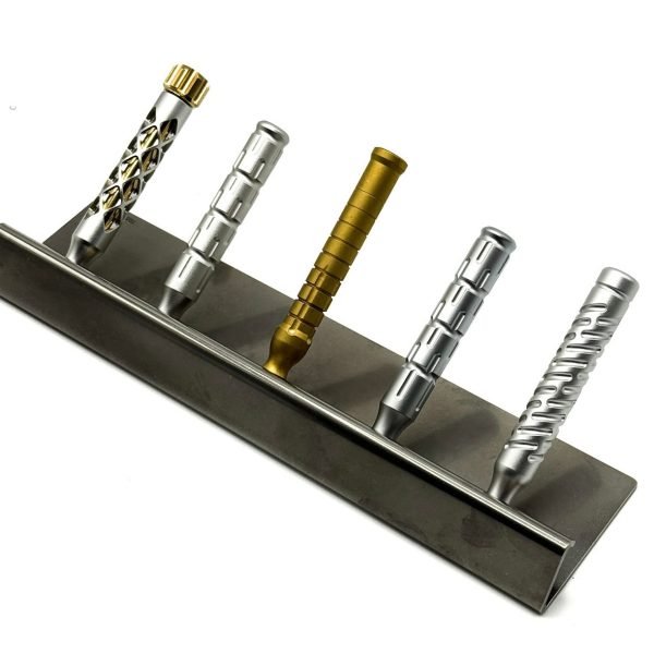 The Goodfellas' Smile Stainless Steel Razor Stand - Holds 5 Double Edge Safety Razors - Image 4