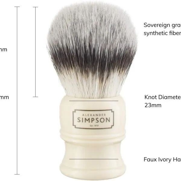 Luxury Trafalgar T1 Shaving Brush by Simpson - photo 2