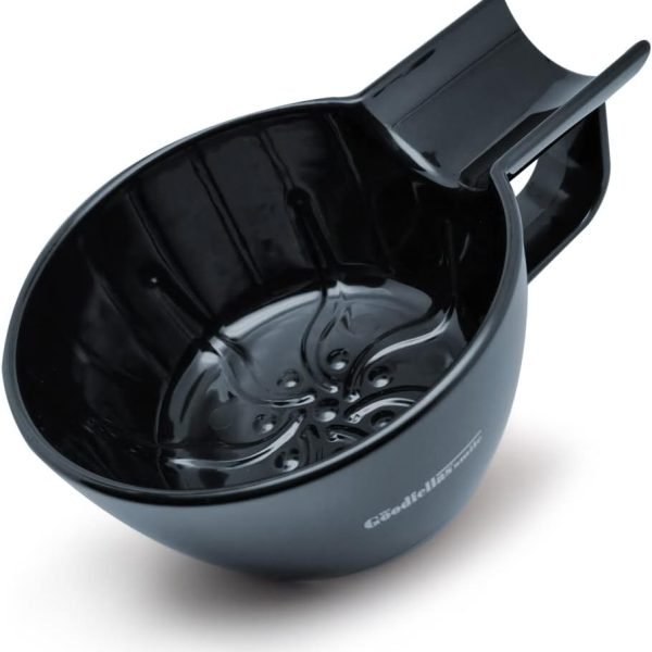 The Goodfellas' smile Beard Bowl - Resilient Resin Shave Bowl/Lathering Bowl with Brush Rest Insert - Image 2