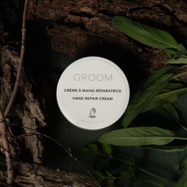 GROOM Hand Repair Cream jar face