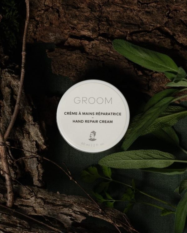 GROOM Hand Repair Cream jar face