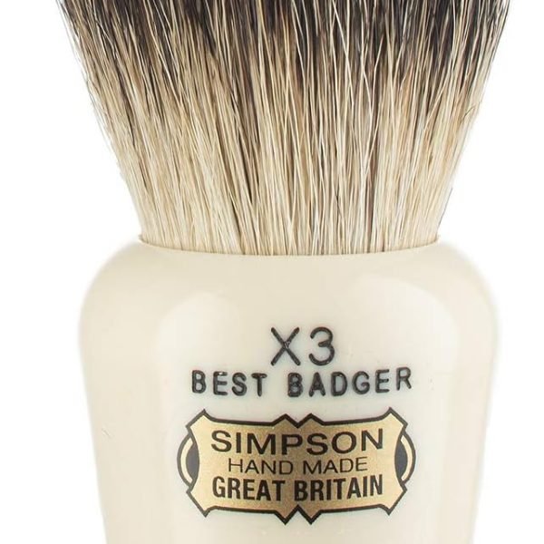 Simpsons Commodore X3 Best Badger Shaving Brush - Image 3