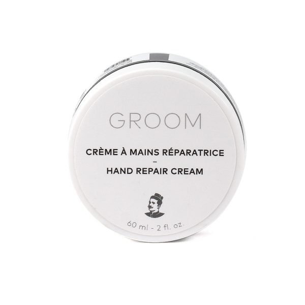 GROOM Hand Repair Cream jar top
