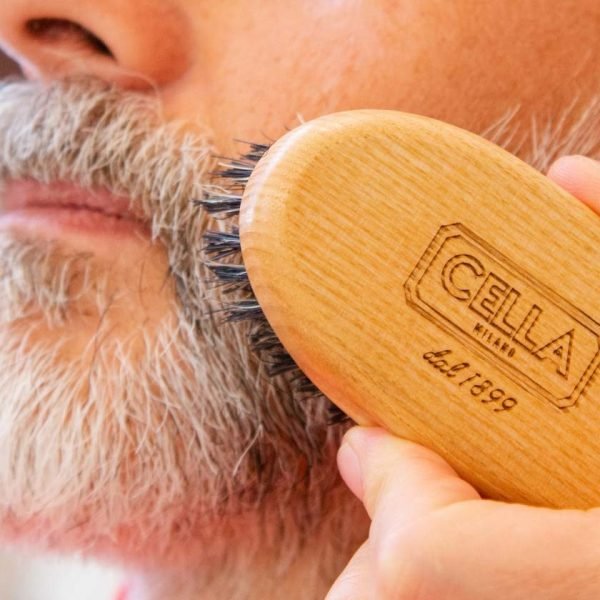 Cella Milano Beard and Moustache Brush – Precision Grooming for the Modern Gentleman - Image 9