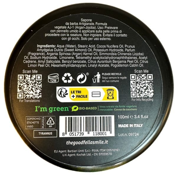 Tyrannus Shaving Soap – Luxurious Vegan Formula | 150ml - Image 4