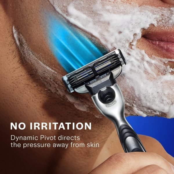 Gillette Mach3 Razor with Comfort Grip and Triple Blade System face shaving