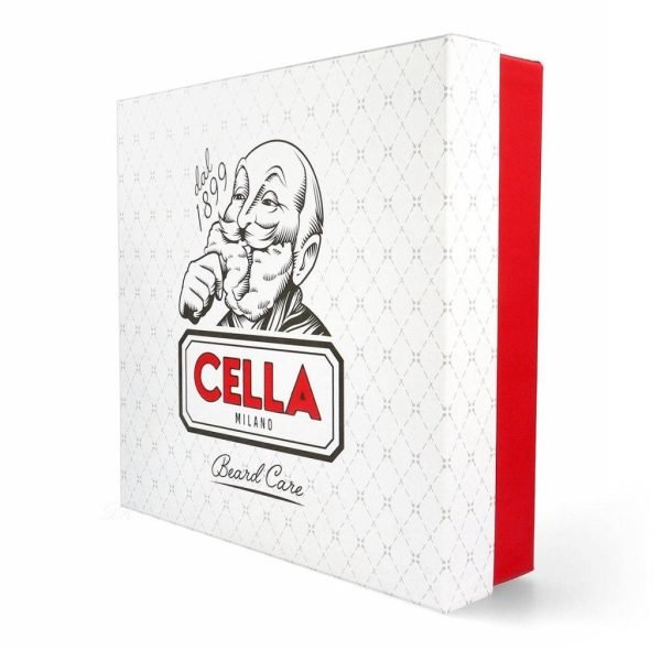 Cella Milano Deluxe Beard Grooming Gift Set with oil, shampoo, and brush - Shampoo - Outside