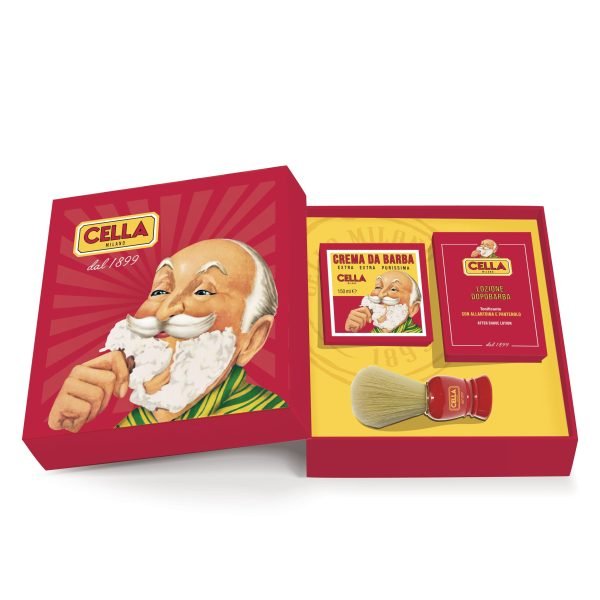 Cella Milano Classic Shaving Set with Cream, Aftershave, and Brush