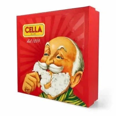 Cella Milano Classic Shaving Set with Cream, Aftershave, and Brush - Standing Box