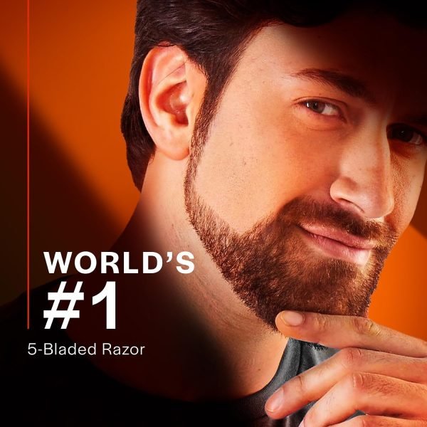 Gillette Fusion Manual Razor for Men with Precision Back Blade for Beard Styling - Number1