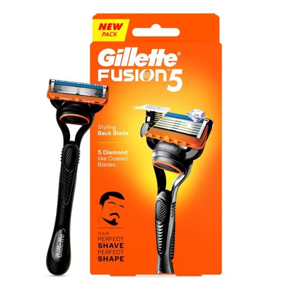Gillette Fusion Manual Razor for Men with Precision Back Blade for Beard Styling - razor out