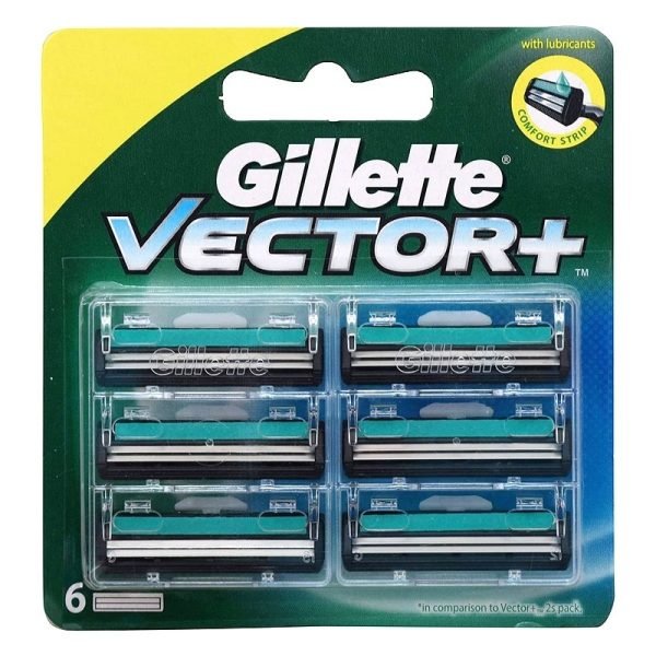 Gillette Vector Plus Razor Blade Cartridge Twin Blade