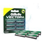 Gillette Vector Plus Razor Blade Cartridge Twin Blade Refill