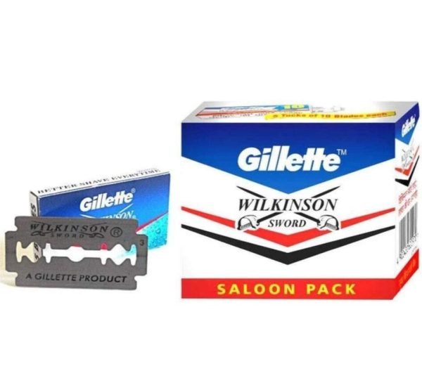 Gillette Wilkinson Sword Double Edge Razor Blades Box and pack Made in India